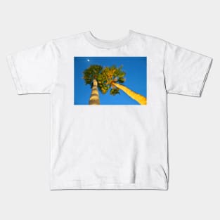 Palm Trees at Night Kids T-Shirt